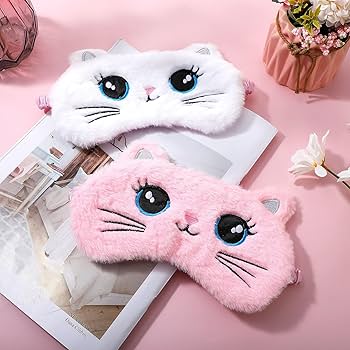 Soft tulip-themed sleep mask, comfortable and light-blocking night accessory